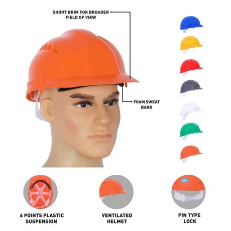 Vaultex helmet, EN397 helmet, ventilated hard hat, construction helmet, safety headgear